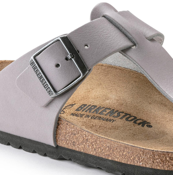 Birkenstock Medina Natural Leather Stone Coin Regular