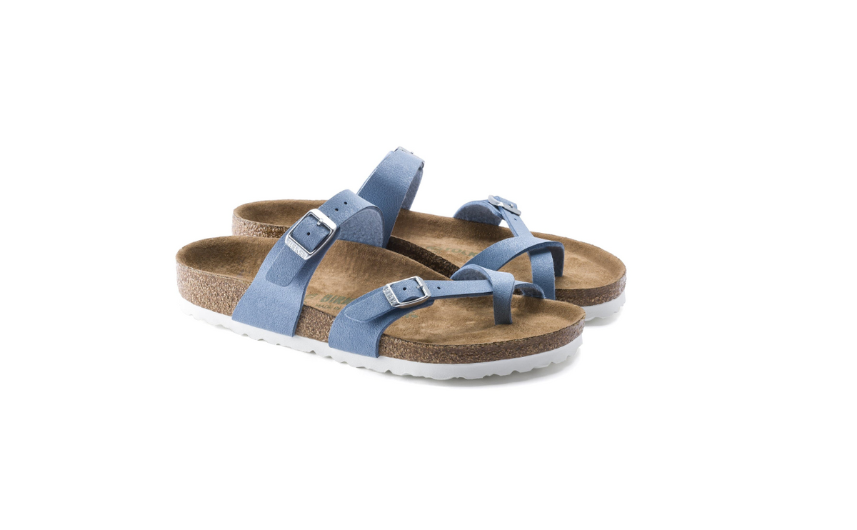 Birkenstock Mayari Vegan Birko-Flor Brushed Dove  Regular
