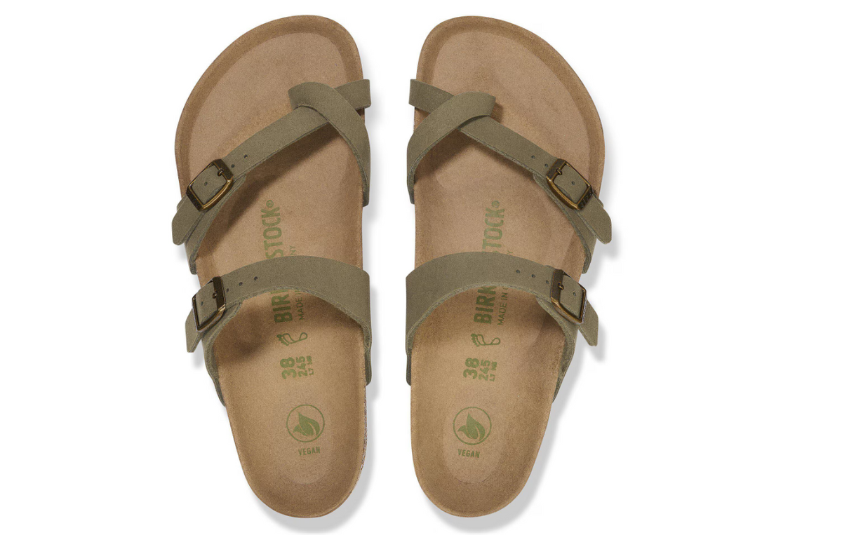 Birkenstock Mayari Vegan Synthetics Pine Green Sandals Regular