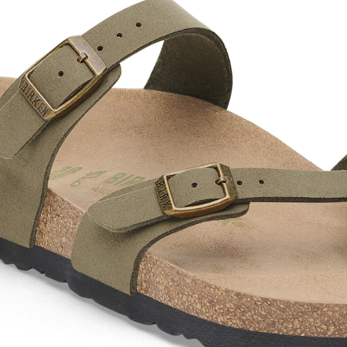 Birkenstock Mayari Vegan Synthetics Pine Green Sandals Regular