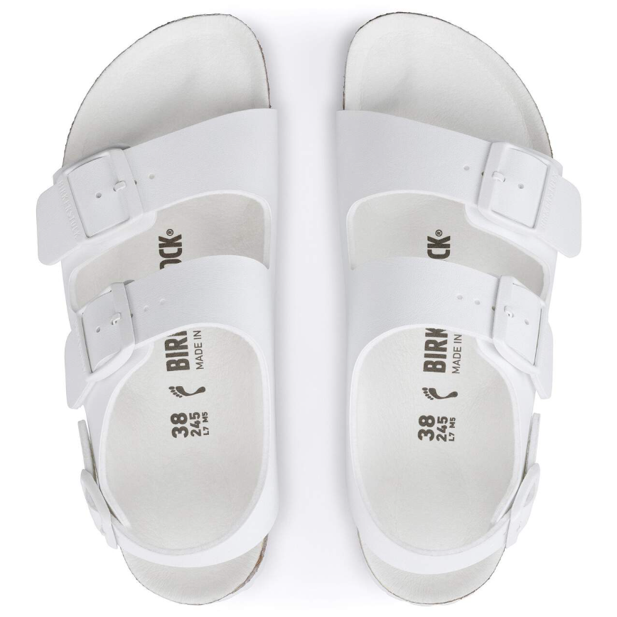 Birkenstock Milano Vegan Birko-Flor Triples White  Regular