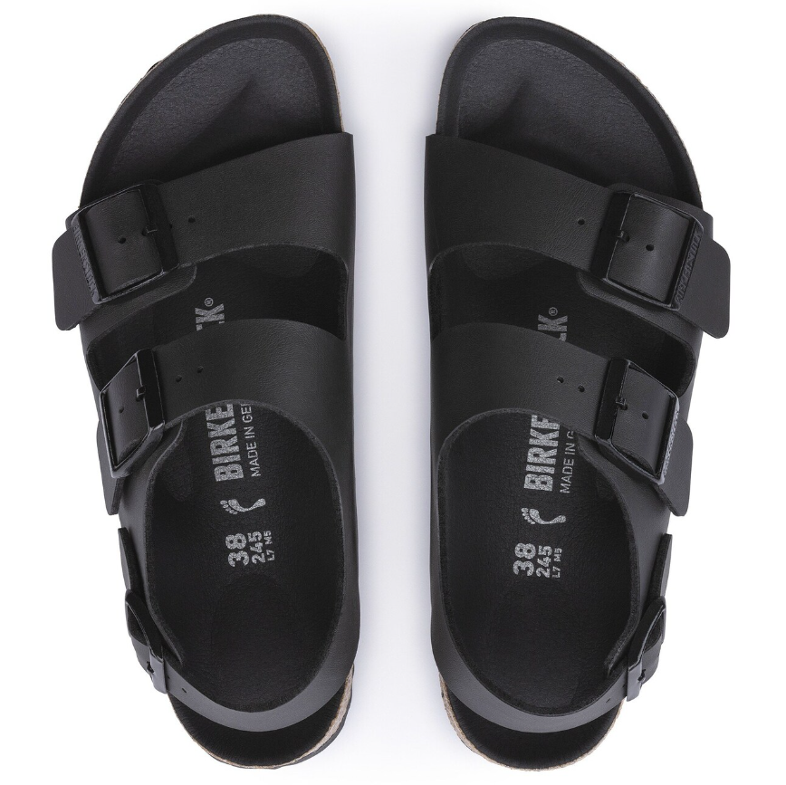 Birkenstock Milano Birko-Flor Triples Black  Regular
