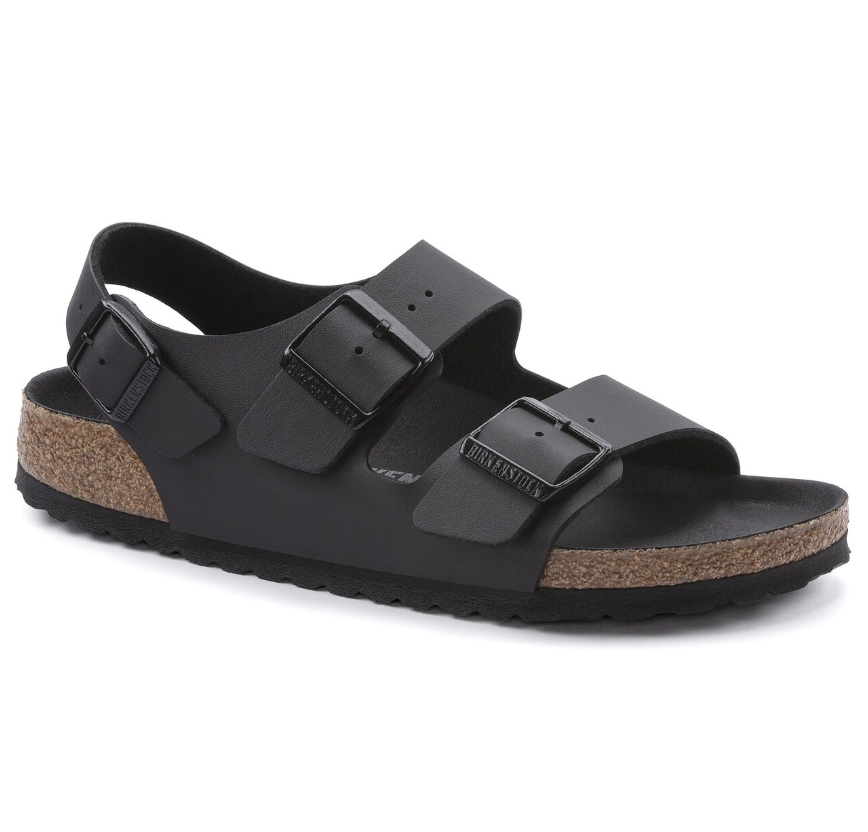 Birkenstock Milano Birko-Flor Triples Black  Regular