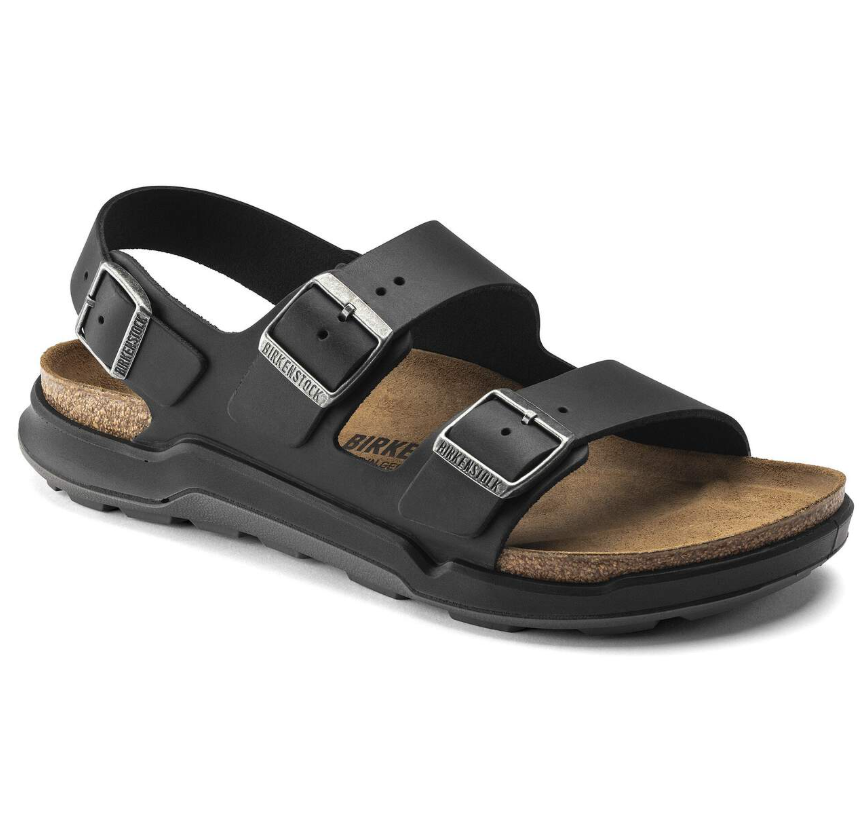 Birkenstock Milano Crosstown Men Oiled Leather Black  Regular