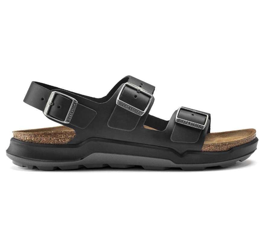 Birkenstock Milano Crosstown Men Oiled Leather Black  Regular