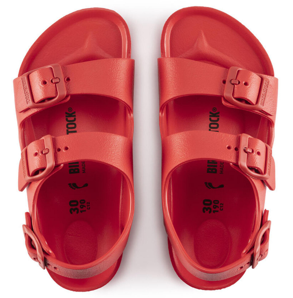 Birkenstock Milano Kids EVA Active Red Sandals  Narrow