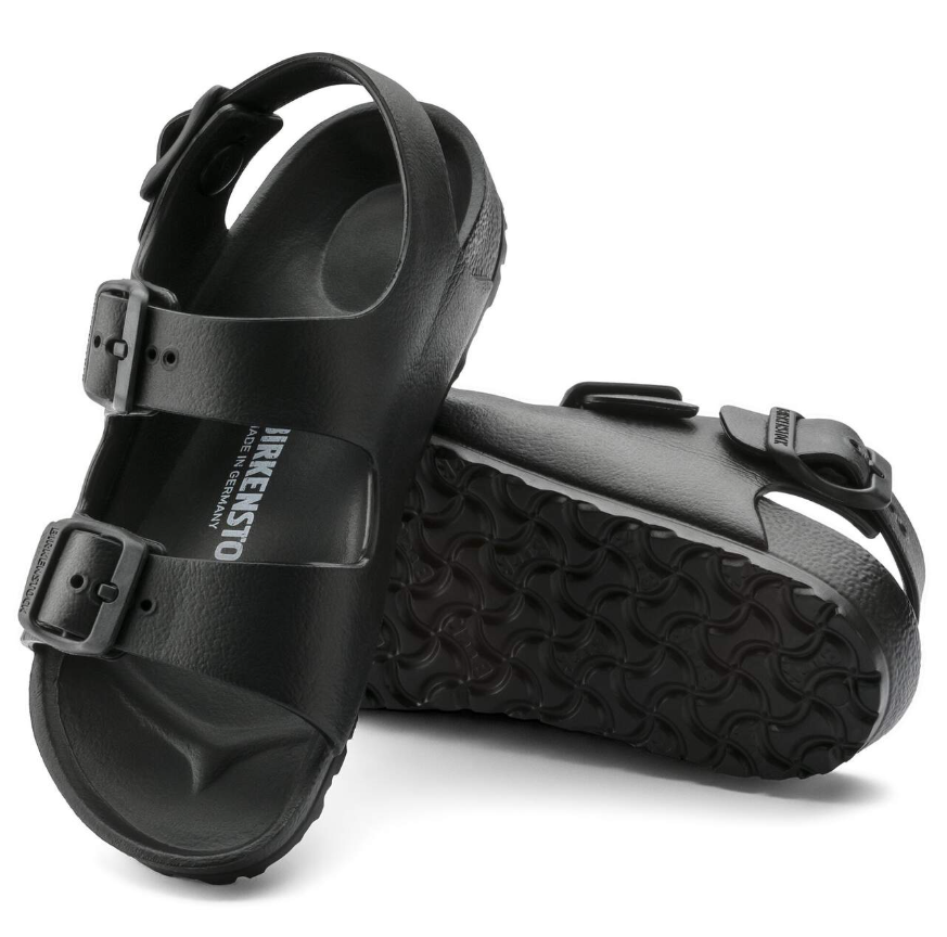 Birkenstock Milano Kids EVA Black Sandals Narrow
