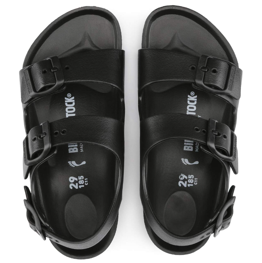 Birkenstock Milano Kids EVA Black Sandals Narrow