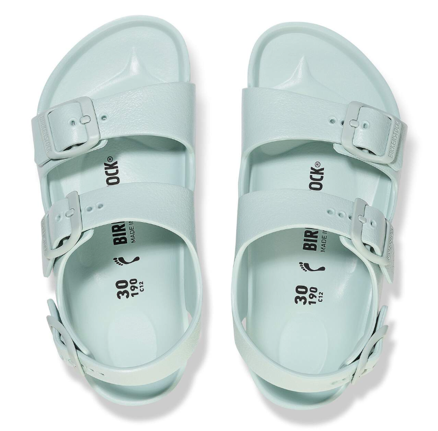 Birkenstock Milano Kids EVA Sandals Surf Green Narrow