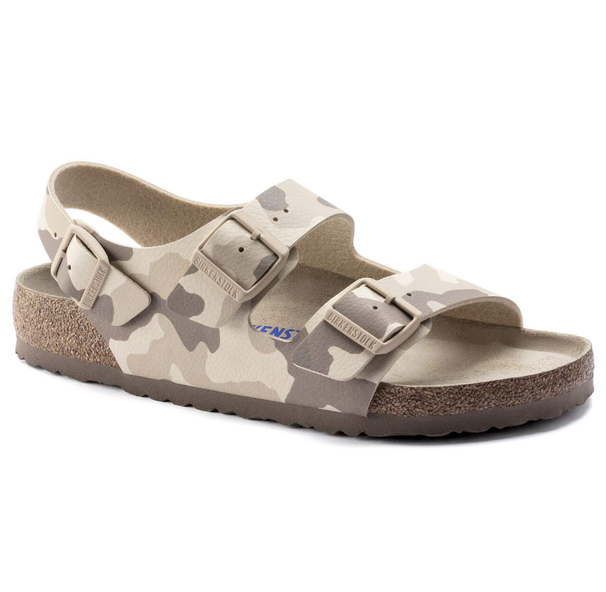 Birkenstock Milano Soft Footbed Birko-Flor Desert Soil Gray/Taupe Narrow