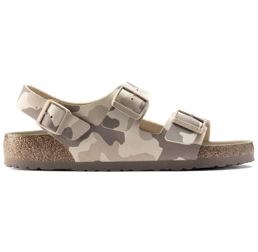 Birkenstock Milano Soft Footbed Birko-Flor Desert Soil Gray/Taupe Narrow