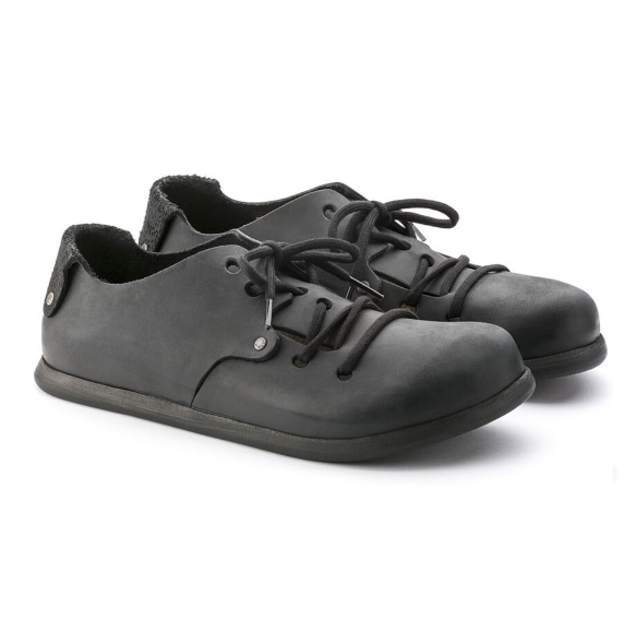 Birkenstock Montana Oiled Leather Black Narrow