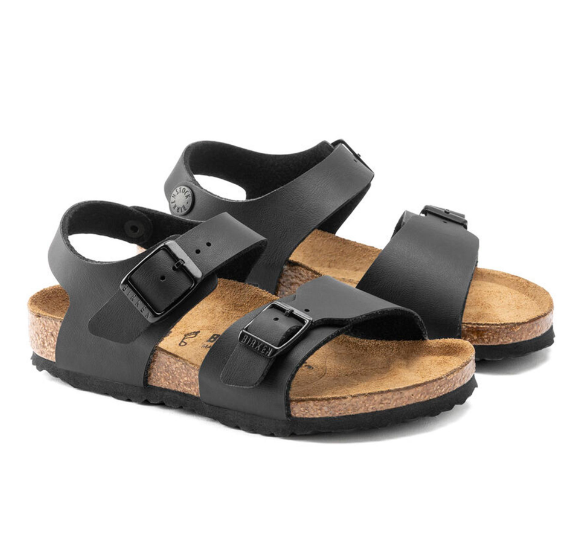 Birkenstock New York Kids Birko-Flor Black Narrow