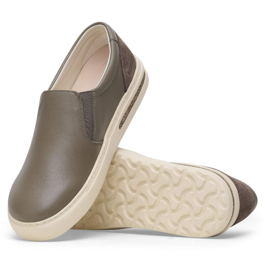 Birkenstock Oswego Mixed Leather Concrete Gray  Regular