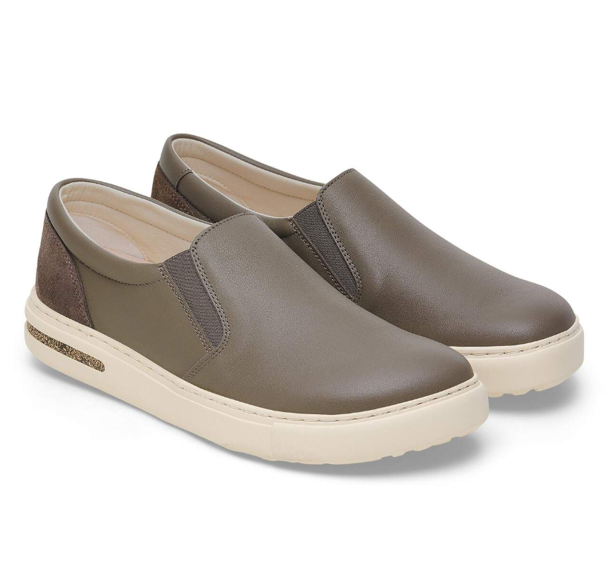Birkenstock Oswego Mixed Leather Concrete Gray  Regular