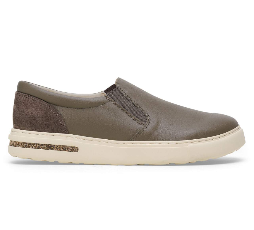 Birkenstock Oswego Mixed Leather Concrete Gray  Regular