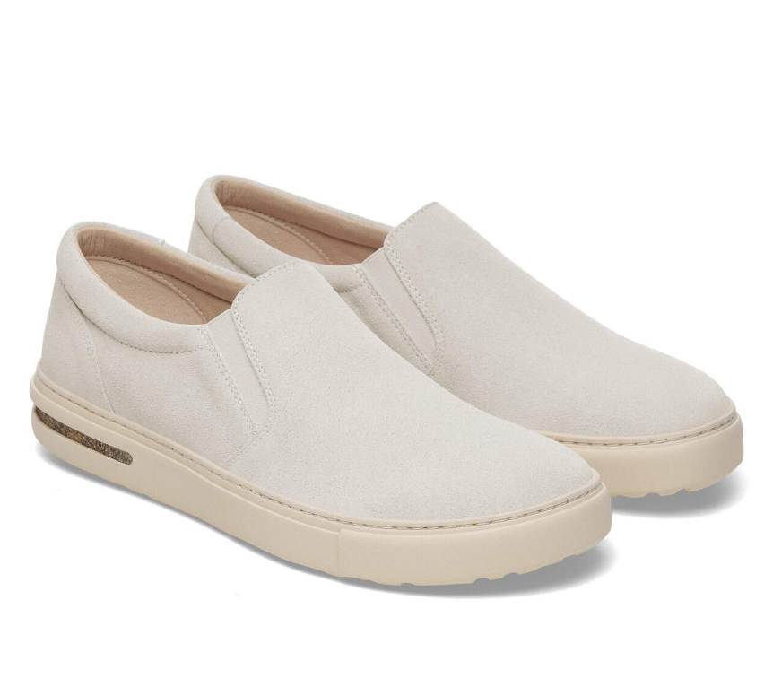 Birkenstock Oswego Suede Leather Antique White Regular