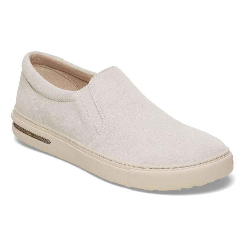 Birkenstock Oswego Suede Leather Antique White Regular