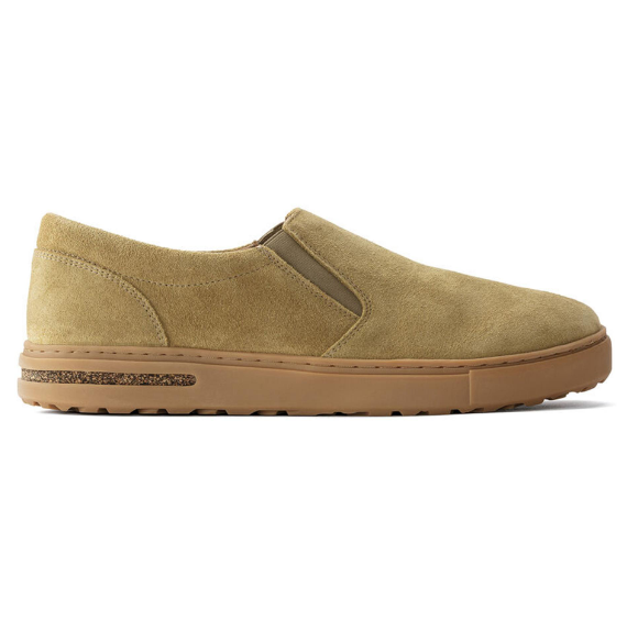 Birkenstock Oswego VL Suede Leather Faded Khaki Narrow