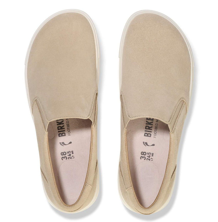 Birkenstock Oswego Suede Leather Sandcastle  Narrow