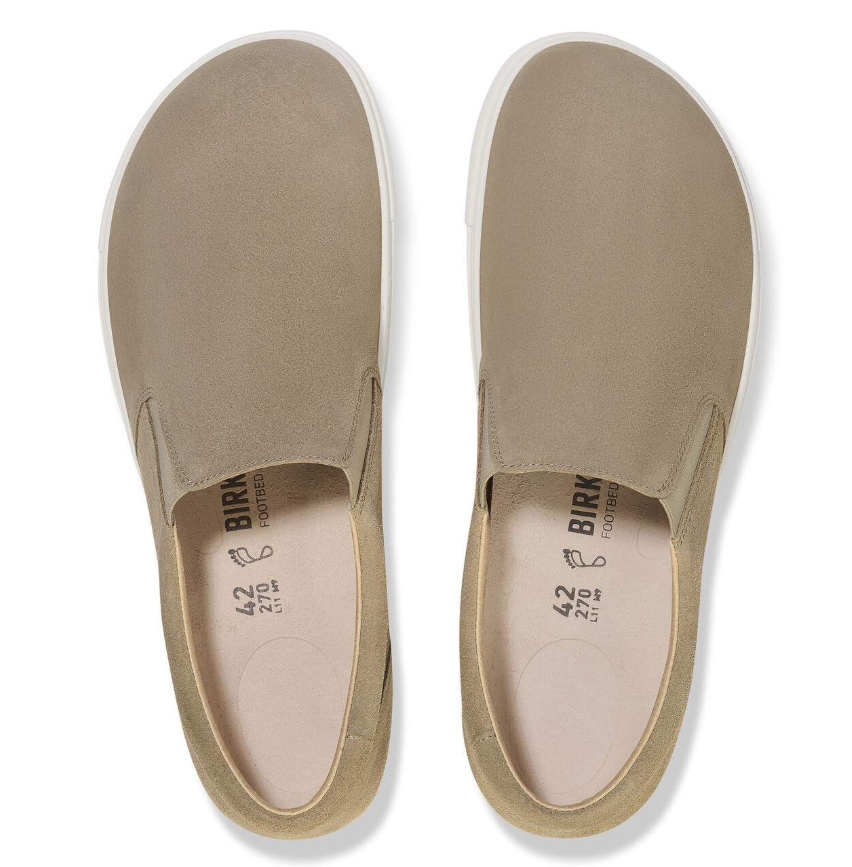 Birkenstock Oswego Suede Leather Taupe  Regular