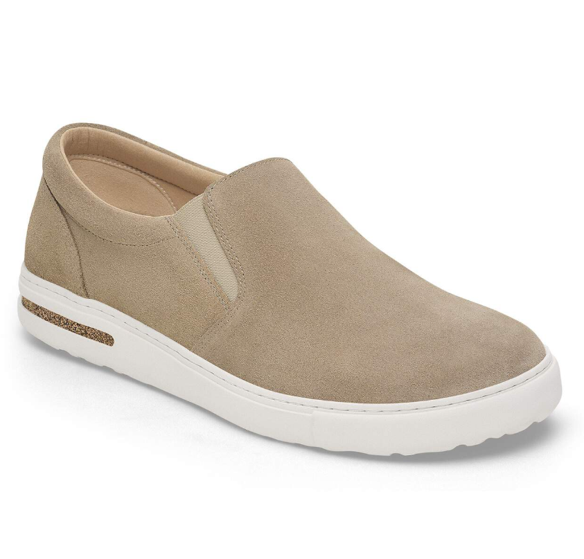 Birkenstock Oswego Suede Leather Taupe  Regular