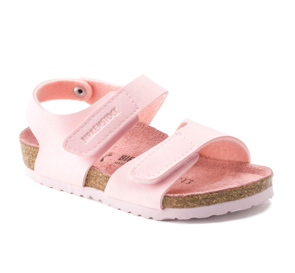 Birkenstock Palu Kids Logo Sandals Birko-Flor Rose Regular