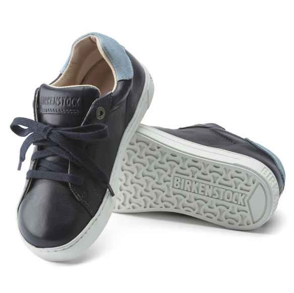 Birkenstock Porto Kids Natural Leather - Navy, Narrow