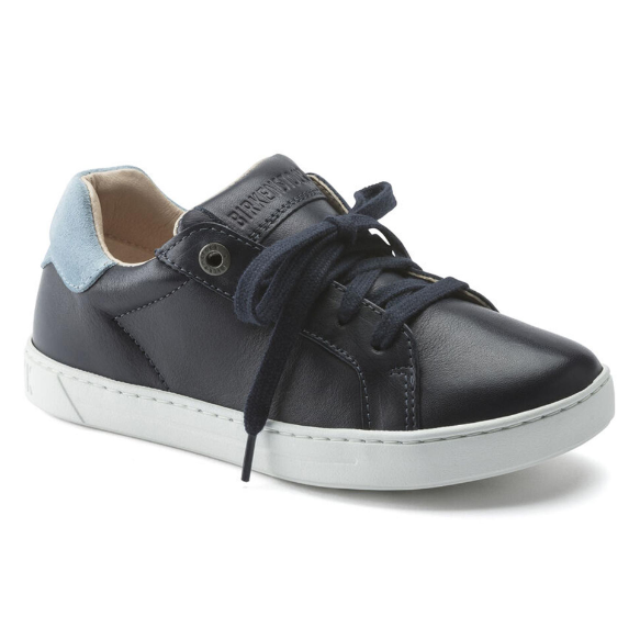 Birkenstock Porto Kids Natural Leather - Navy, Narrow