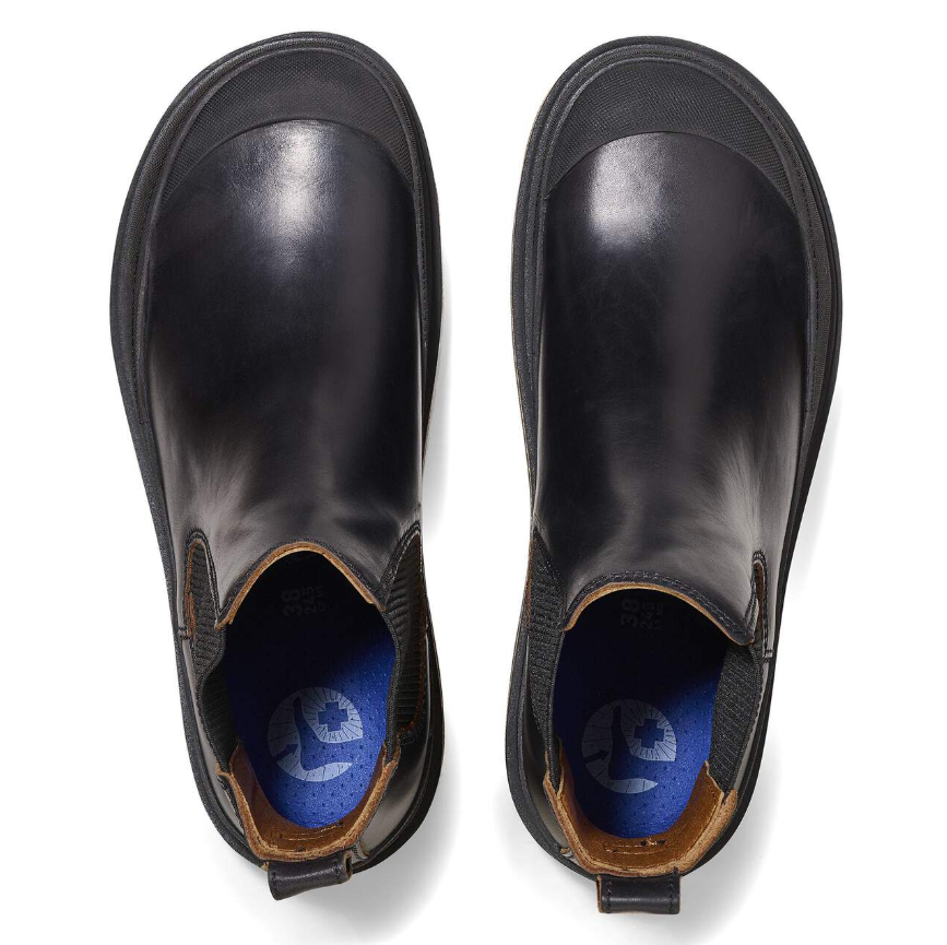 Birkenstock Prescott Slip On Women Oiled Leather - Black, Narrow