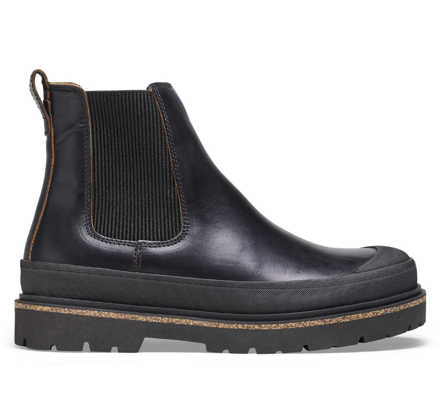 Birkenstock Prescott Slip On Women Oiled Leather - Black, Narrow