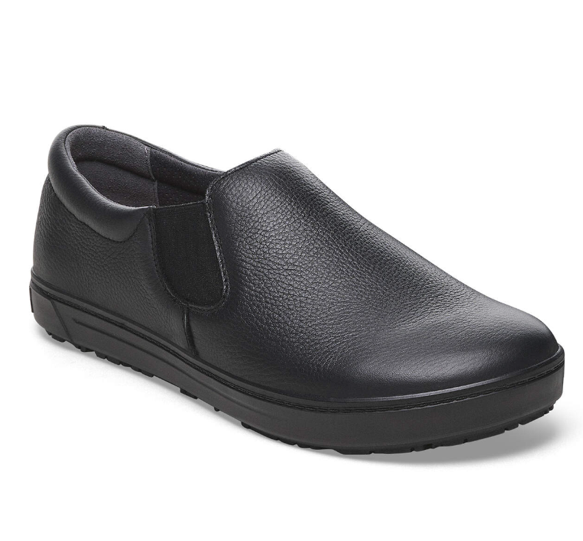 Birkenstock QO 400 Natural Leather Black  Regular