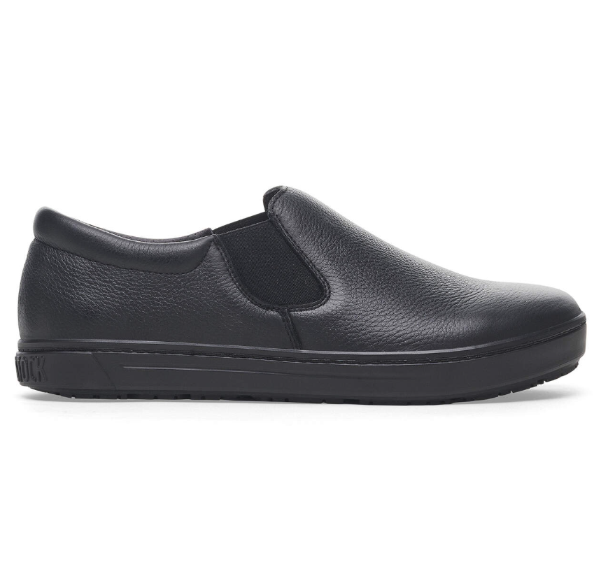 Birkenstock QO 400 Natural Leather Black  Regular
