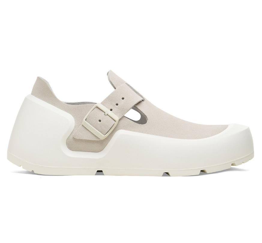 Birkenstock Reykjavik Nubuck Leather Antique White  Narrow