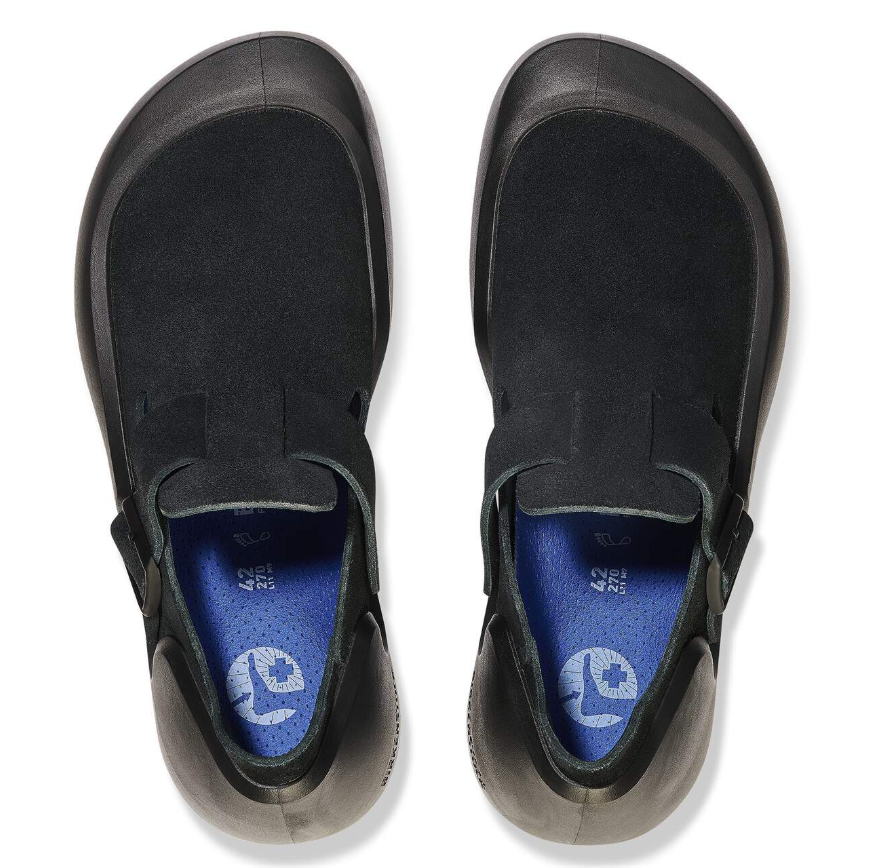 Birkenstock Reykjavik Nubuck Leather Black  Narrow
