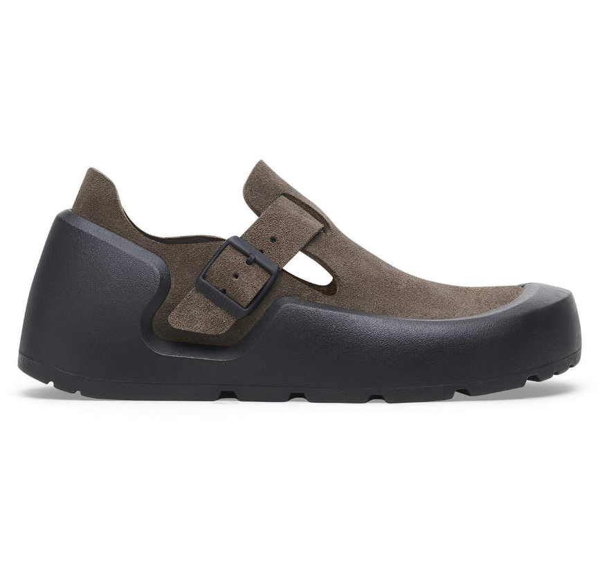 Birkenstock Reykjavik Nubuck Leather Concrete Gray Regular