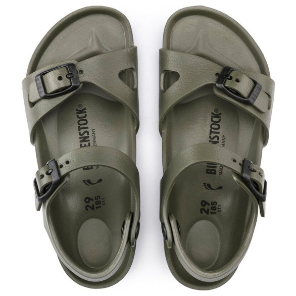 Birkenstock Rio Kids EVA Sandals Khaki  Narrow