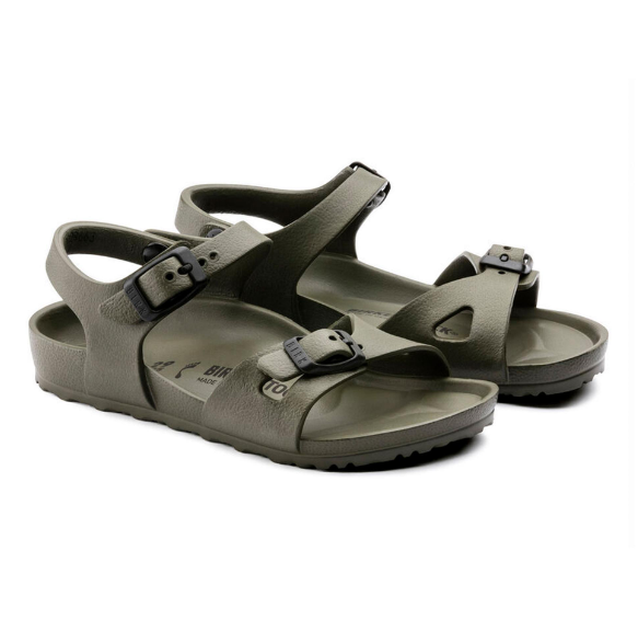 Birkenstock Rio Kids EVA Sandals Khaki  Narrow