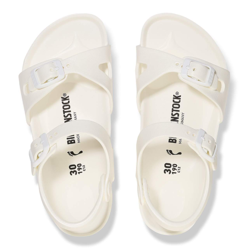 Birkenstock Rio Essentials Kids EVA Sandals White Narrow