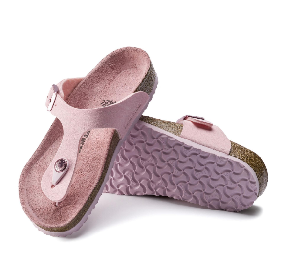 Birkenstock Gizeh Birki-Flor Nubuck Pink Clay