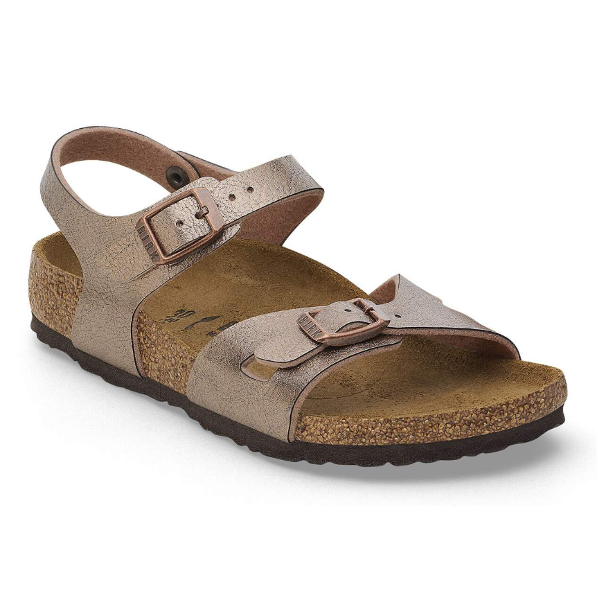 Birkenstock Rio Kids Birko-Flor Graceful Taupe Narrow