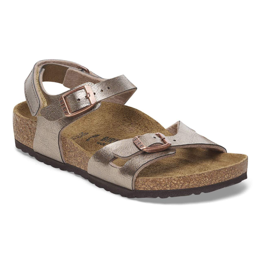 Birkenstock Rio Kids Birko-Flor Graceful Taupe  Narrow
