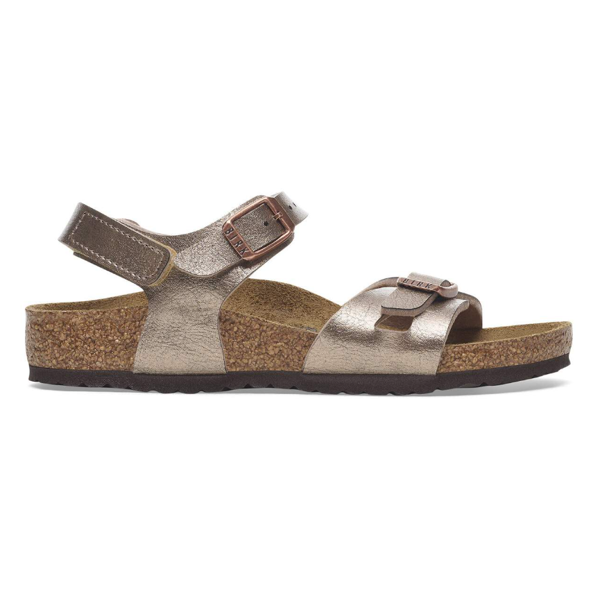 Birkenstock Rio Kids Birko-Flor Graceful Taupe  Narrow