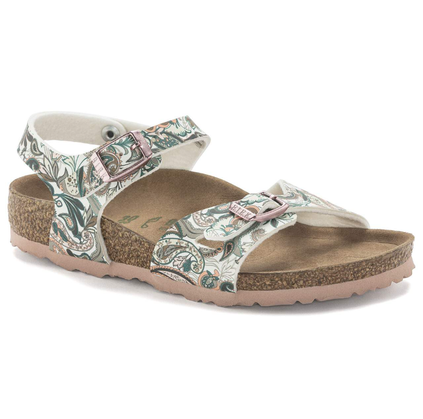 Birkenstock Rio Kids Birko-Flor Paisley Light Rose Narrow