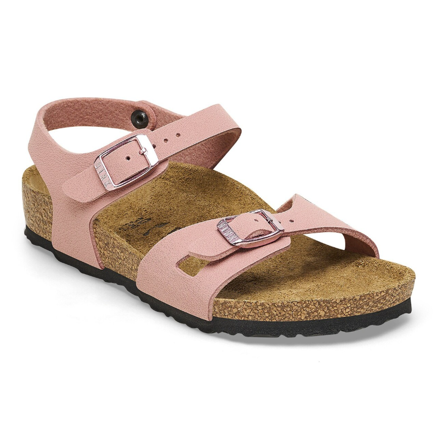 Birkenstock Rio Kids Birko-Flor Nubuck Pink Clay Narrow