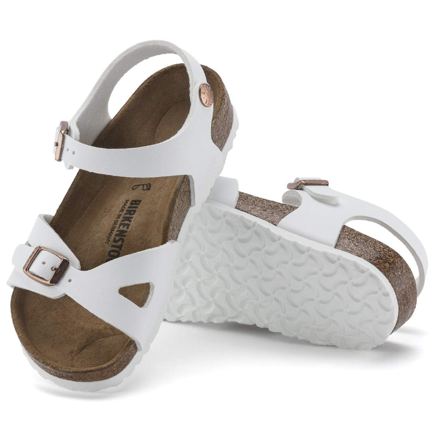 Rio Kids Birko-Flor Sandals White Regular