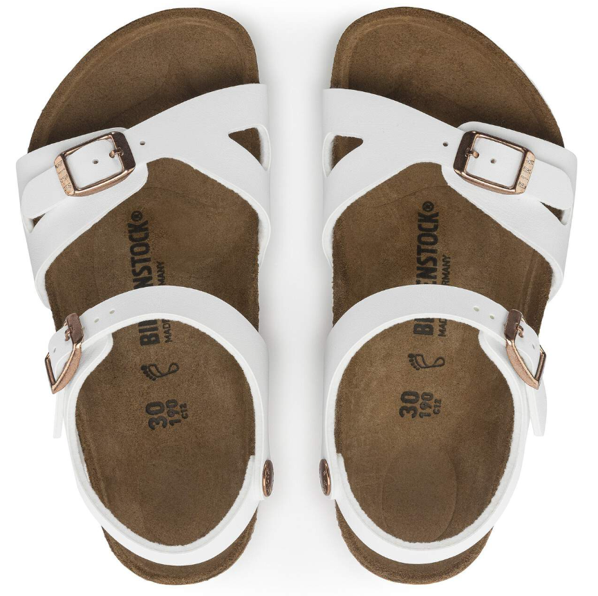 Rio Kids Birko-Flor Sandals White Regular