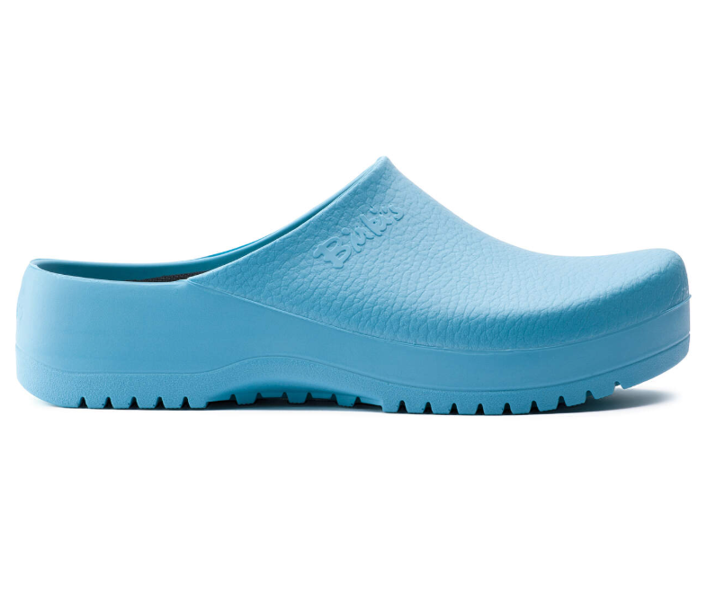 Birkenstock Super-Birki Polyurethane Clog Ciel Blue Light Regular
