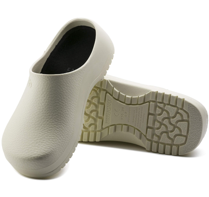Birkenstock Super-Birki Polyurethane Clog White  Regular