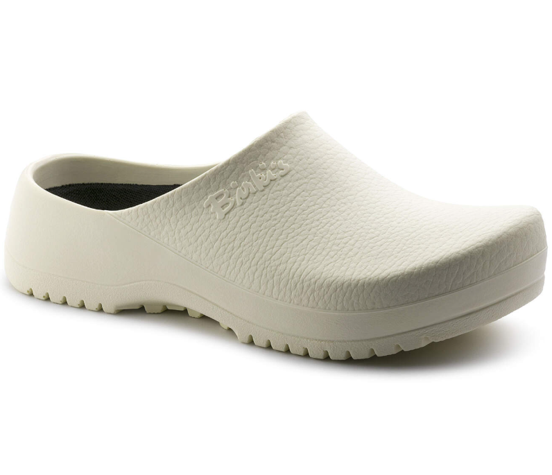Birkenstock Super-Birki Polyurethane Clog White  Regular
